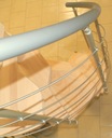 Kučeravé schody BARDA model AGA 120x70-80 12 el. Maximálne zaťaženie 90 kg