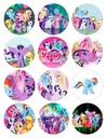 ВОЛНА ДЛЯ МАФФИНОВ My Little Pony Пони 12 шт.