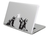 Наклейка для MacBook от Apple и других-Бэнкси нищие