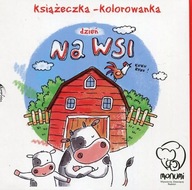 Kolorowanka książeczka -harmonijka Dzień na wsi