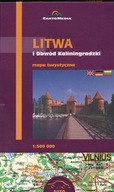 Litwa i Obwód Kaliningradzki Mapa turystyczna 1:500 000 Praca zbiorowa