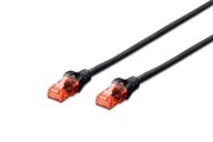 Patchcord U/UTP 6 Digitus RJ45 / RJ45 2 m čierny