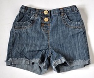 NEXT Spodnie Szorty jeansowe 104cm 3-4lata CUDO