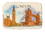 Magnet na chladničku suvenír kameň LONDON 159