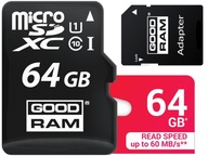 GOODRAM KARTA PAMIĘCI MICRO SDXC 64GB CLASS 10 UHS