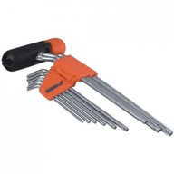 DEDRA 0654 KĽÚČE TORX T10-T50 CrV 9KS