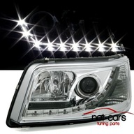 LAMPY REFLEKTORY VW T5 04-09 CHROM DAYLINE LED C