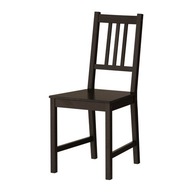 IKEA STEFAN krzesło drewniane BRĄZOWOCZARNY