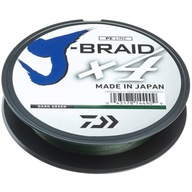 DAIWA J-BRAID X4 TMAVOZELENÁ - 0.15 MM 135 M