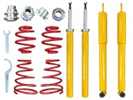 Стойки регулируемые гвинт, нарезка  bmw e30 51mm laga - фото