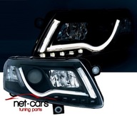 Фары фары audi a6 c6 4f 04-08 h7 противотуманка трубка огни neon led черное - фото