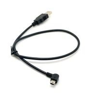 Kabel Kątowy Mini USB MiniUSB do USB PRAWY 0,5m