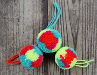 Pompon 8 cm Farebná guľa 100 % Akrylová vlna Farby
