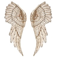 Retro Anjelské krídla Nástenná dekorácia Patinované
