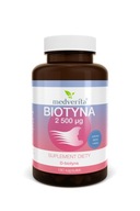 BIOTIN 2500 ug Vitamín B7 / H - 180 kapsúl