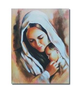 Obraz MARYJA MATKA BOSKA Z JEZUSEM JEZUS MARIA