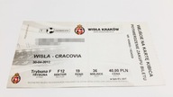 bilet WISŁA Kraków - CRACOVIA Kraków 2012