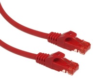 Patchcord U/UTP 6 Maclean RJ45 / RJ45 3 m červená