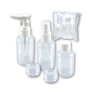TOP CHOICE Kosmetyczka foliowa butelkami pojemnikami do samolotu kosmetyki