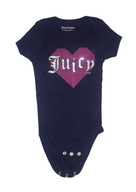 Tmavomodré dojčenské body Juicy Couture 3-6 m-c