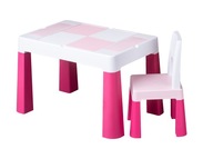 Detský nábytok stolička stolík Tega Baby pink Multifun