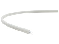Optický kábel OS2 FTTH plochý SM 2J 9/125 LSOH biely, zosilnenie