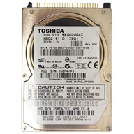 Pevný disk Toshiba MK8026GAX | HDD2191 D ZE01 T | 80GB PATA (IDE/ATA) 2,5"