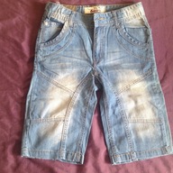 nové džínsové šortky 140 cm - svetlo modrá