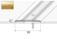 Spojovacia lišta Effector A08 Zlato 93cm