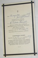 1936 KRAKÓW NEKROLOG M. L.SOWIŃSKA SS. BERNARDYNKA