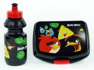 Fľaša + raňajkový box Angry Birds obedbox