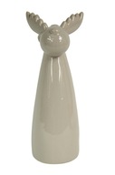 renifer stojący duży ceramiczny ozdobna figurka