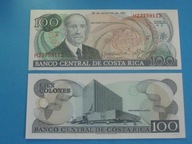 Kostaryka Banknot 100 Colones 1993 UNC P-261