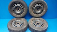4x колеса диски стальные +резина зимняя alfa 166 6-7mm