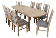 Stół rozkładany kuchenny 8 krzeseł MK VII RIBES