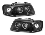 LAMPY REFLEKTORY AUDI A3 8L 96-00 LED RINGI BLACK