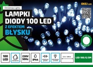 Lamkpi vonkajšie LED 100 efekt blesku 10m + ZÁSUVKA