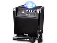 Reproduktor KARAOKE bluetooth DJ USB SD Magic LED