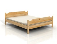 DSI-meble: Drevená borovicová posteľ SEKVOJA 120x200