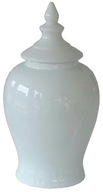 NÁDOBA MODRÁ KERAMICKÁ VÁZA GINGER váza XL urna mätová mint mäta