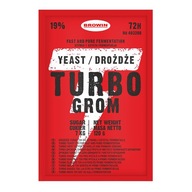 DROŻDŻE GORZELNICZE TURBO GROM 72H 7KG CUKRU 19%