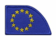 Nášivka vlajka EÚ, šikmá, pravá - na stojačik