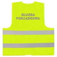 PORIADKOVÁ SLUŽBA ŽLTÁ REFLEXNÁ VESTA