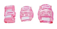Ochraniacze na rolki Croxer Fibre Pink XS - Zestaw