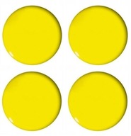 Magnesy żółte gładkie 40mm 4 szt. TETIS GM303-PY4