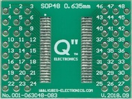 SSOP48,QSOP48 0.635mm na 2xIDC3x8.