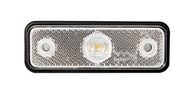 Lampa obrysowa przednia biała LED odblask FT-004B
