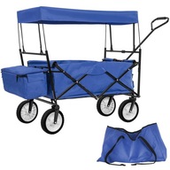 Skladací ručný vozík s taškou, nosnosť 80 kg