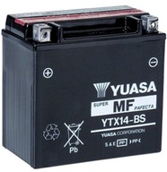 Аккумулятор ytx14-bs honda vtx 1300 2001-2007