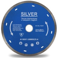 DIAMANTOVÝ KOTOUČ NA KERAMIKU 180x25.4x1.6 Silver